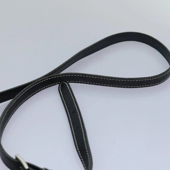 BURBERRY Nova Check Blue Label Shoulder Bag Nylon Black Auth 80167 - Picture 9 of 16